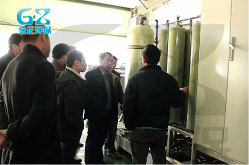 培训后，DTRO膜代理商集体参观工厂设备组装